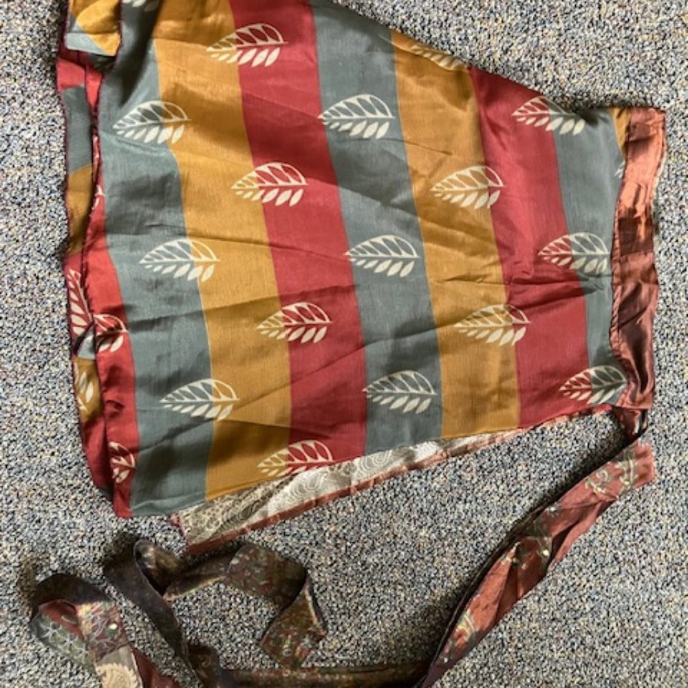 Knee Length Wrap Skirt